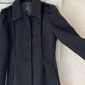 Modcloth Black Dress Coat